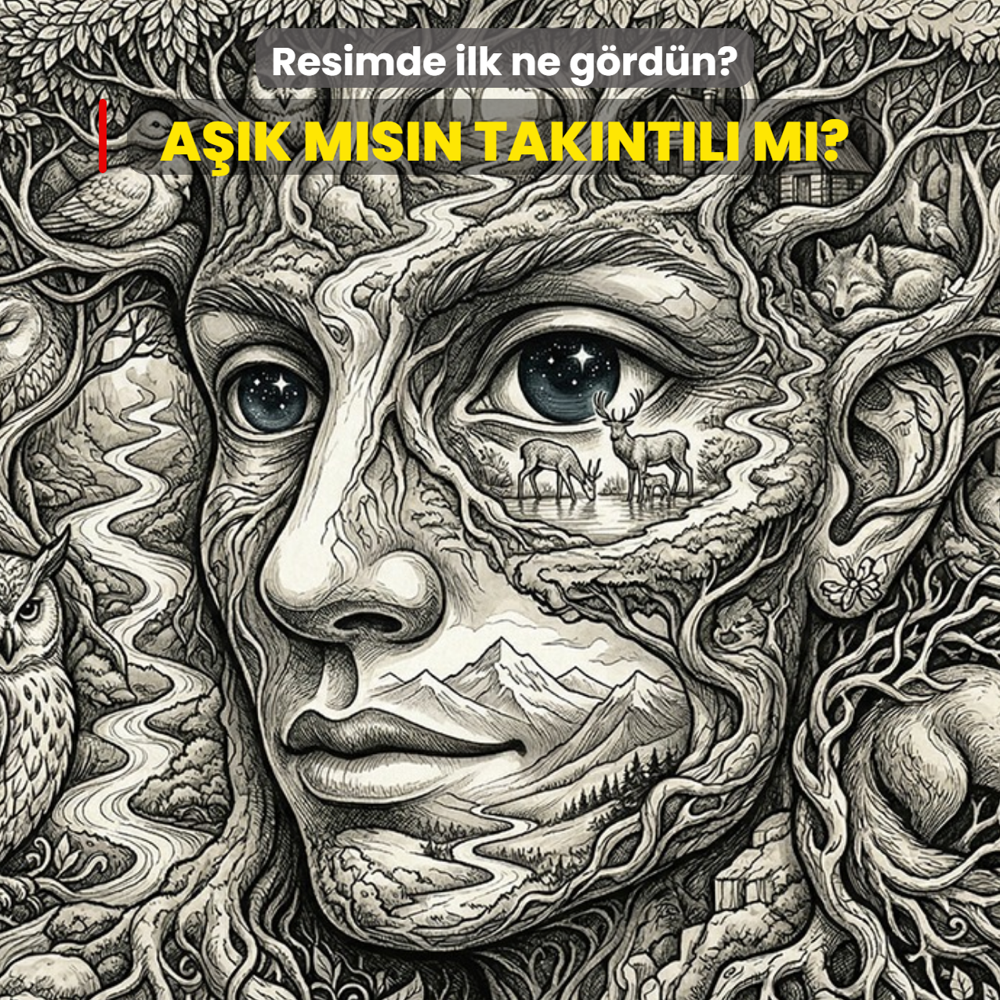 A��k m�s�n tak�nt�l� m�? Resimde ilk ne g�rd�n? Ki�ilik testi ortaya ��kar�yor