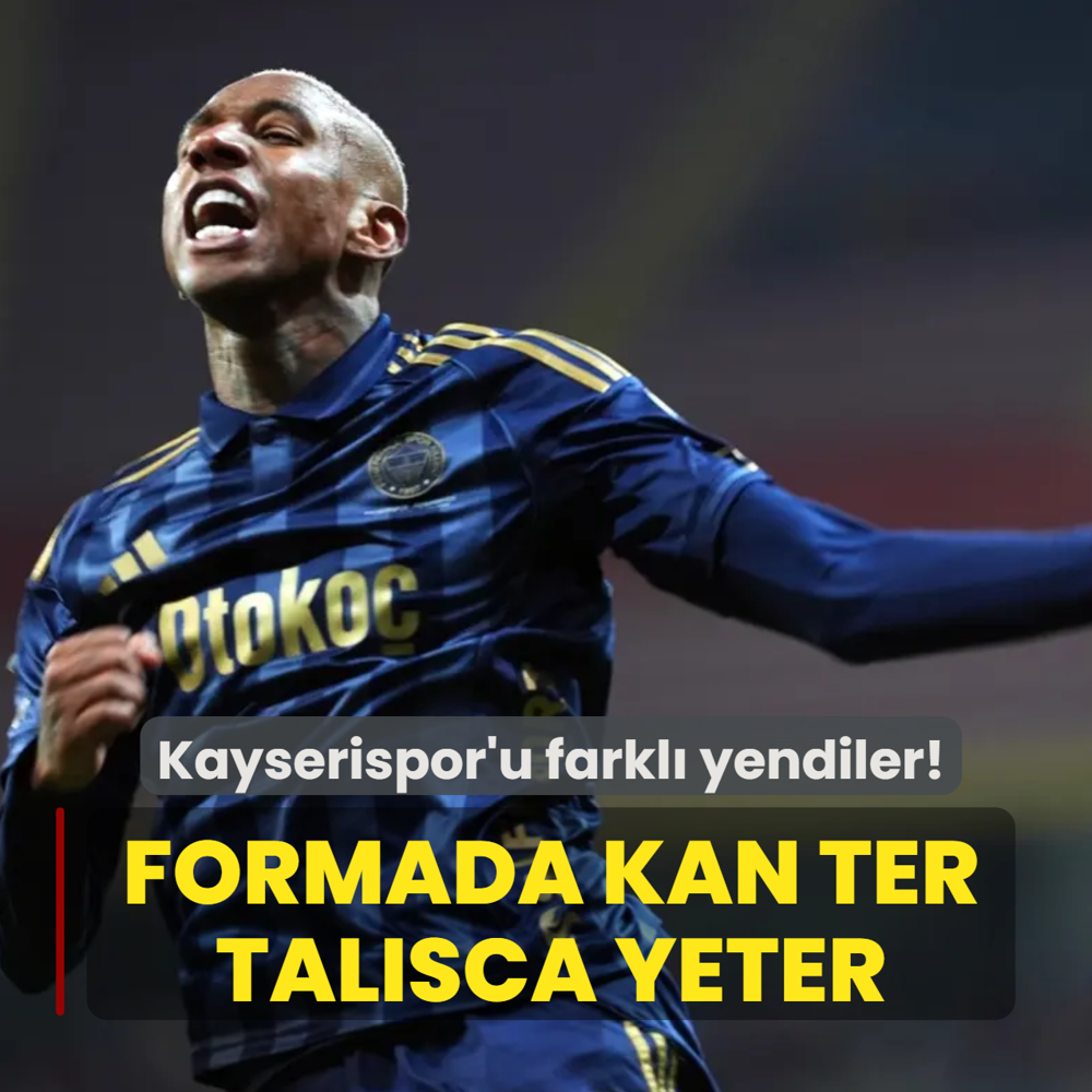 Formada kan ter Talisca yeter