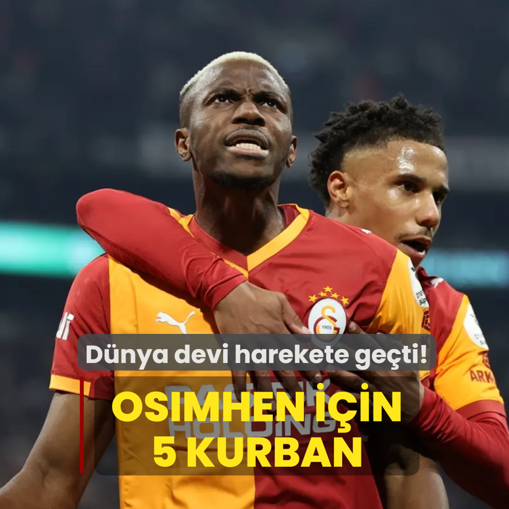 Osimhen i�in 5 kurban