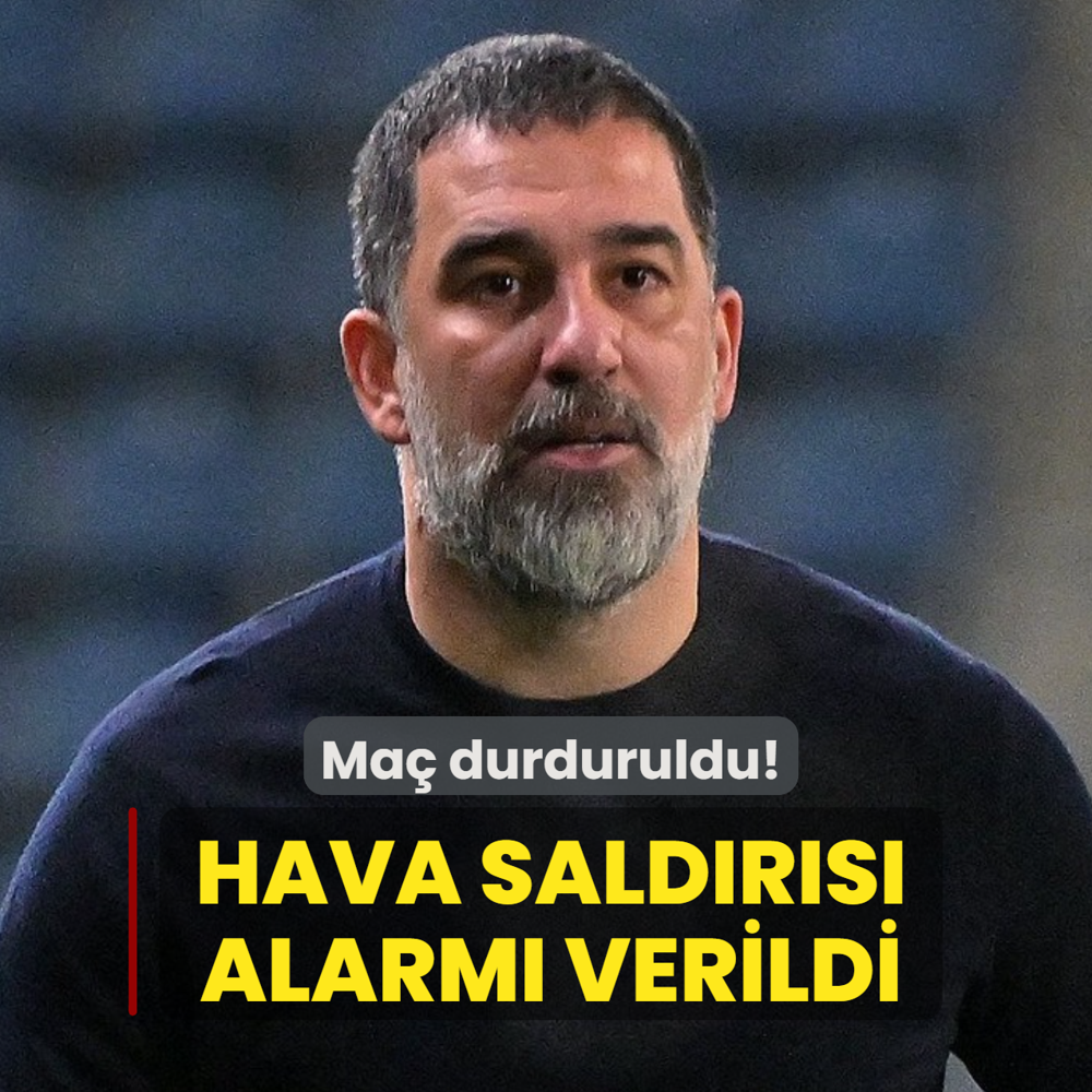 Arda Turan'�n ma��nda hava sald�r�s� alarm�! Kar��la�ma durduruldu