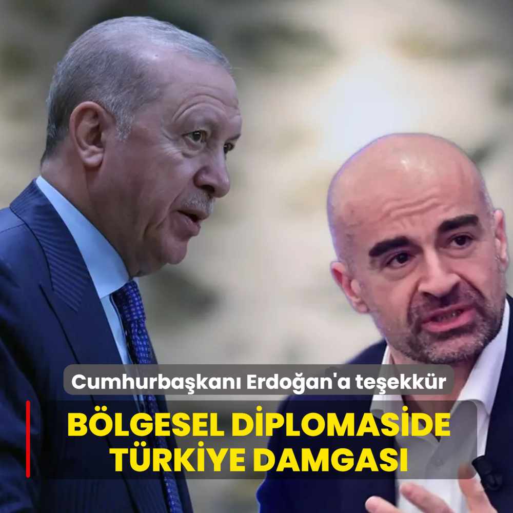 Cumhurba�kan� Erdo�an'a te�ekk�r! B�lgesel diplomaside T�rkiye damgas�