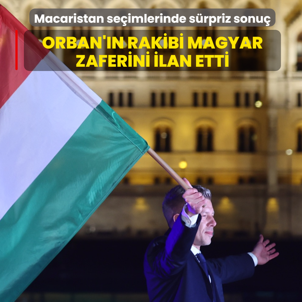 Macaristan genel se�imlerinde s�rpriz sonu�! Orban'�n rakibi Magyar zaferini ilan etti