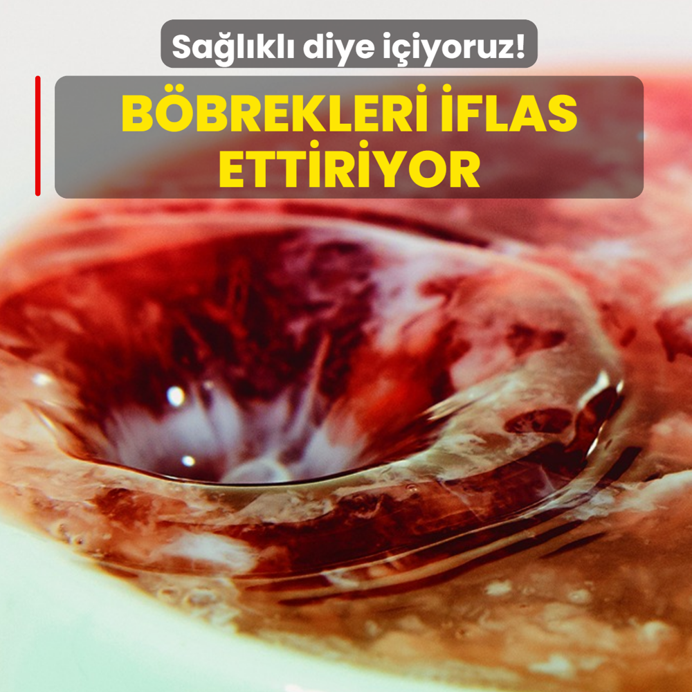 Me�er ta� yap�yormu�! Sa�l�kl� diye bardak bardak i�iyoruz: B�brekleri iflas ettiriyor