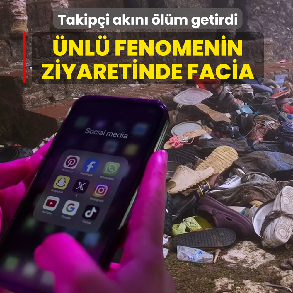 Takip�i ak�n� �l�m getirdi! �nl� fenomenin ziyaretinde facia