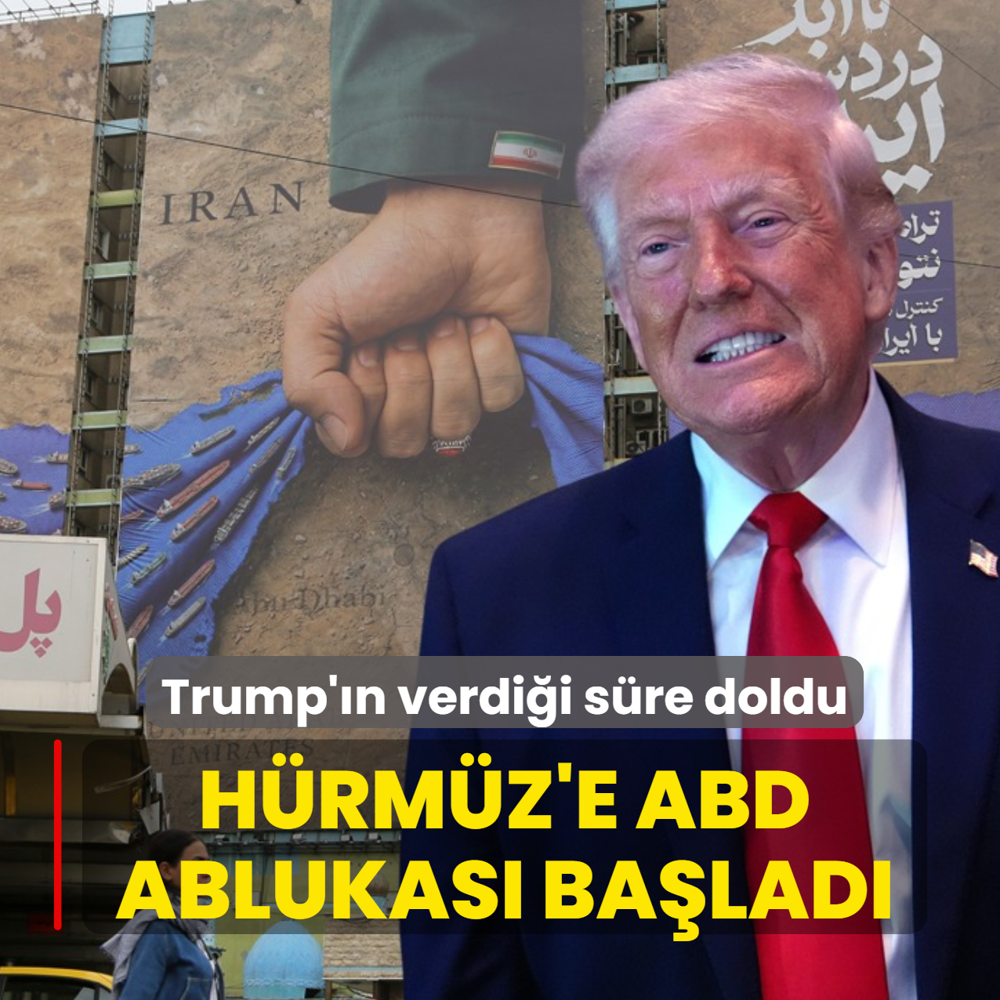 Trump'�n verdi�i s�re doldu: H�rm�z'e abluka ba�lad�