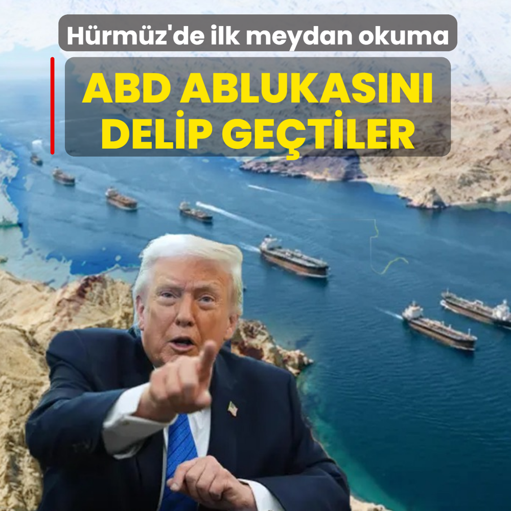 H�rm�z Bo�az�'nda ilk meydan okuma! ABD ablukas�n� delip ge�tiler