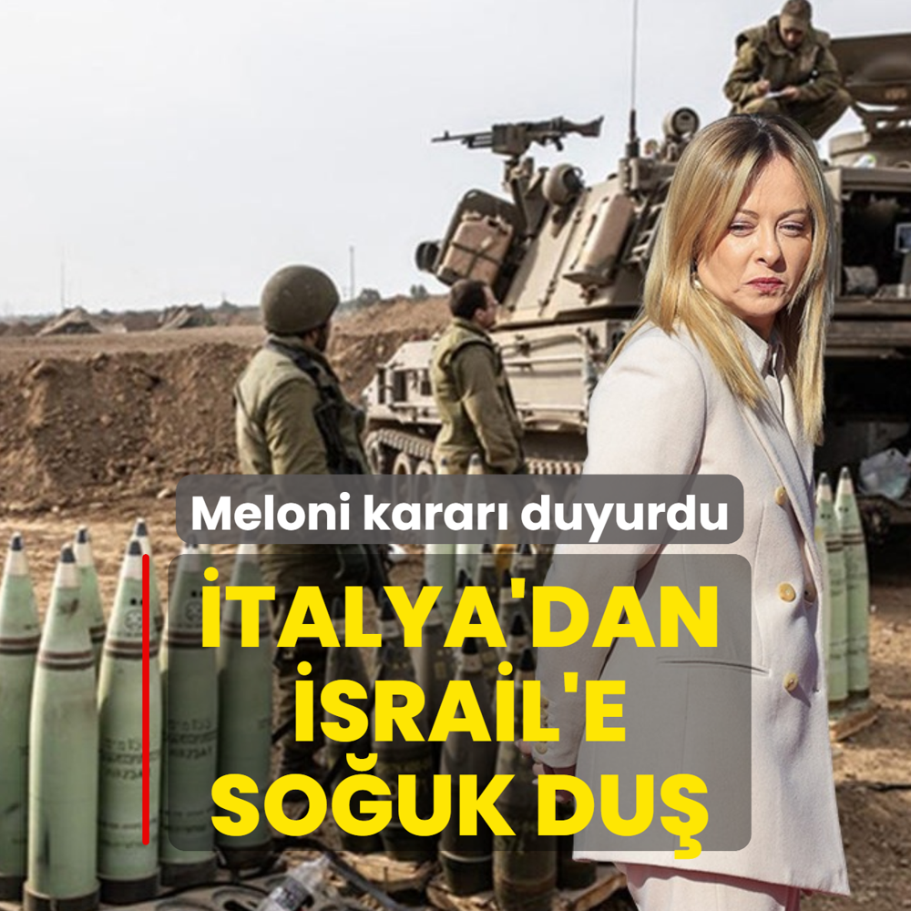 �talya'dan �srail'e so�uk du�: Meloni karar� duyurdu