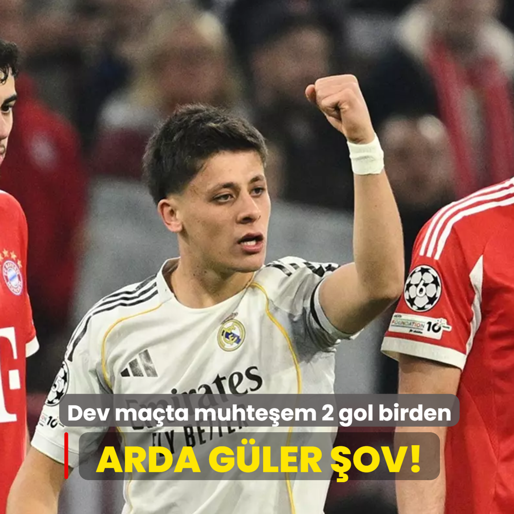 Arda G�ler �ov! Dev ma�ta muhte�em 2 gol birden