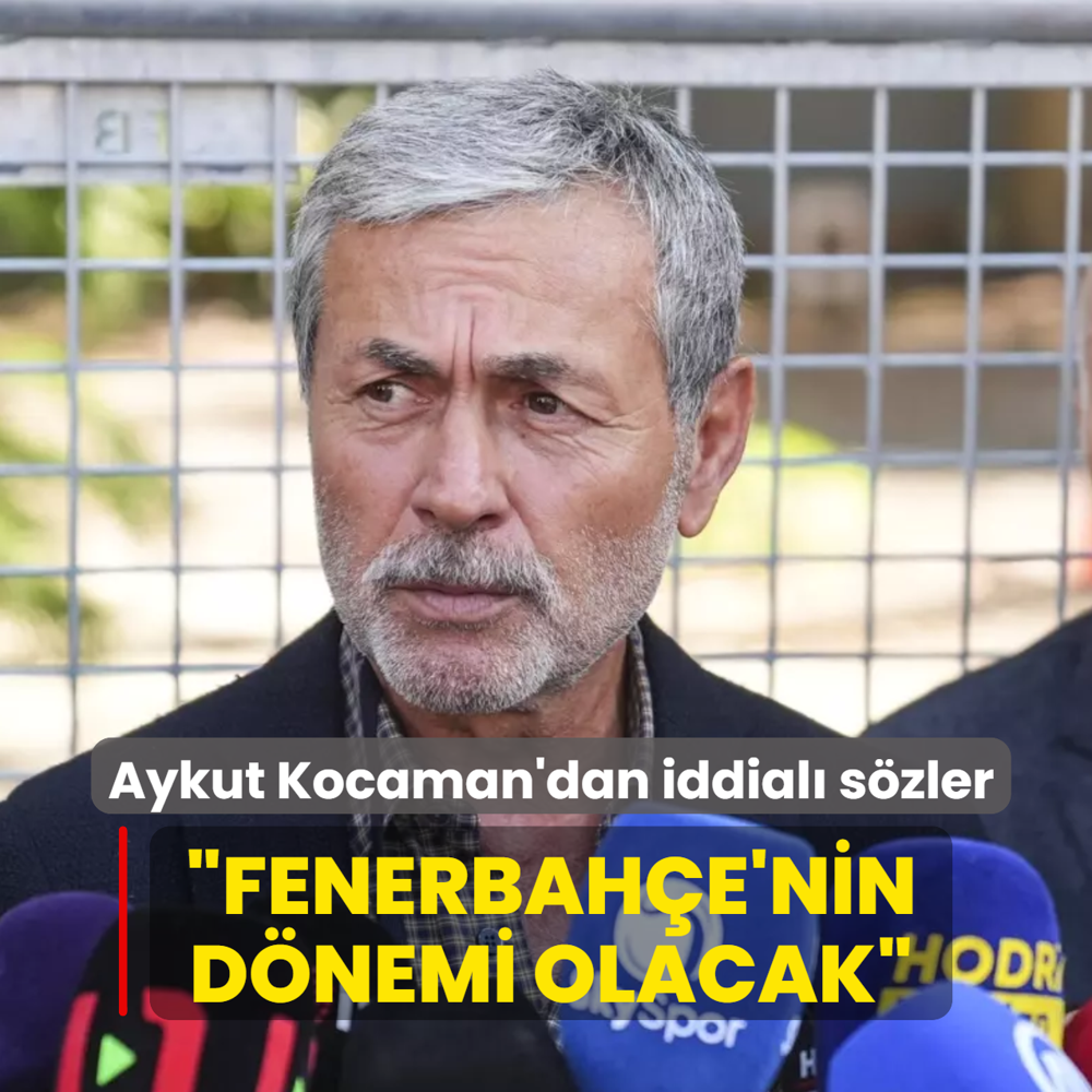 Aykut Kocaman'dan iddial� s�zler! �Gelecek 20 y�l Fenerbah�e'nin d�nemi olacak�