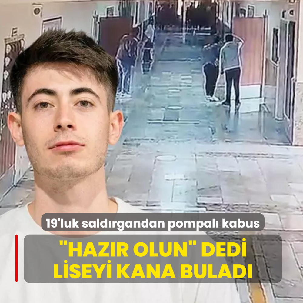 Haz�r olun dedi liseyi kana bulad�