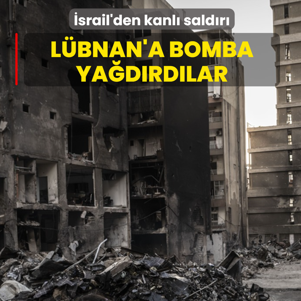 �srail'den kanl� sald�r�! L�bnan'a bomba ya�d�rd�lar