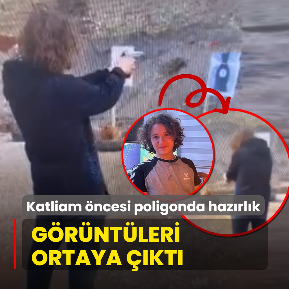 Katliam �ncesi haz�rl�k! Poligon g�r�nt�leri ortaya ��kt�