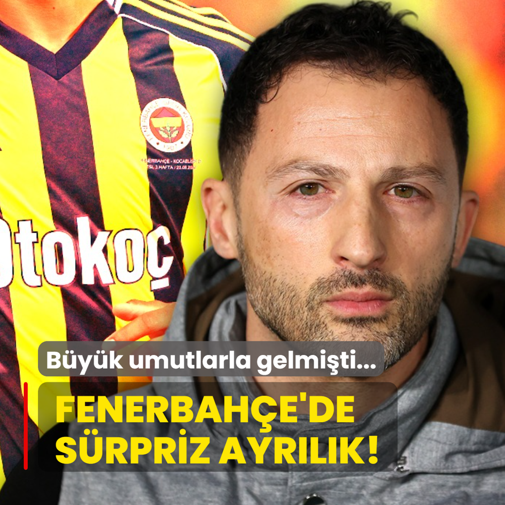 Fenerbah�e'de s�rpriz ayr�l�k! B�y�k umutlarla gelmi�ti...