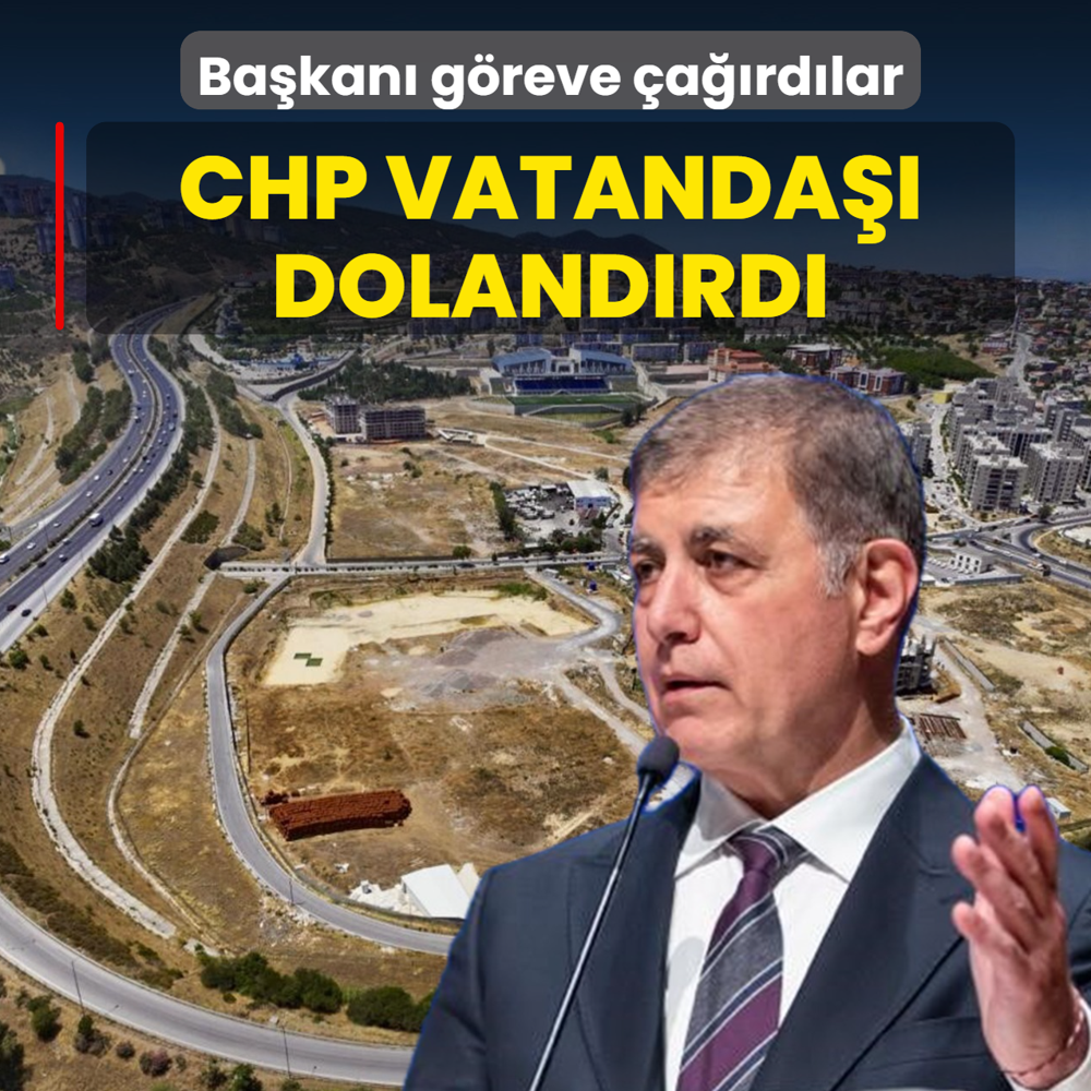 CHP vatanda�� doland�rd�! Belediye ba�kan�n� g�reve �a��rd�lar