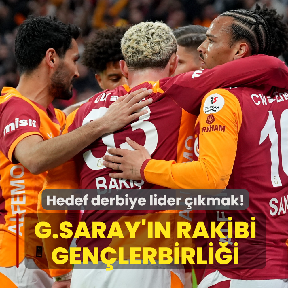 Galatasaray'�n rakibi Gen�lerbirli�i! Hedef derbiye lider ��kmak