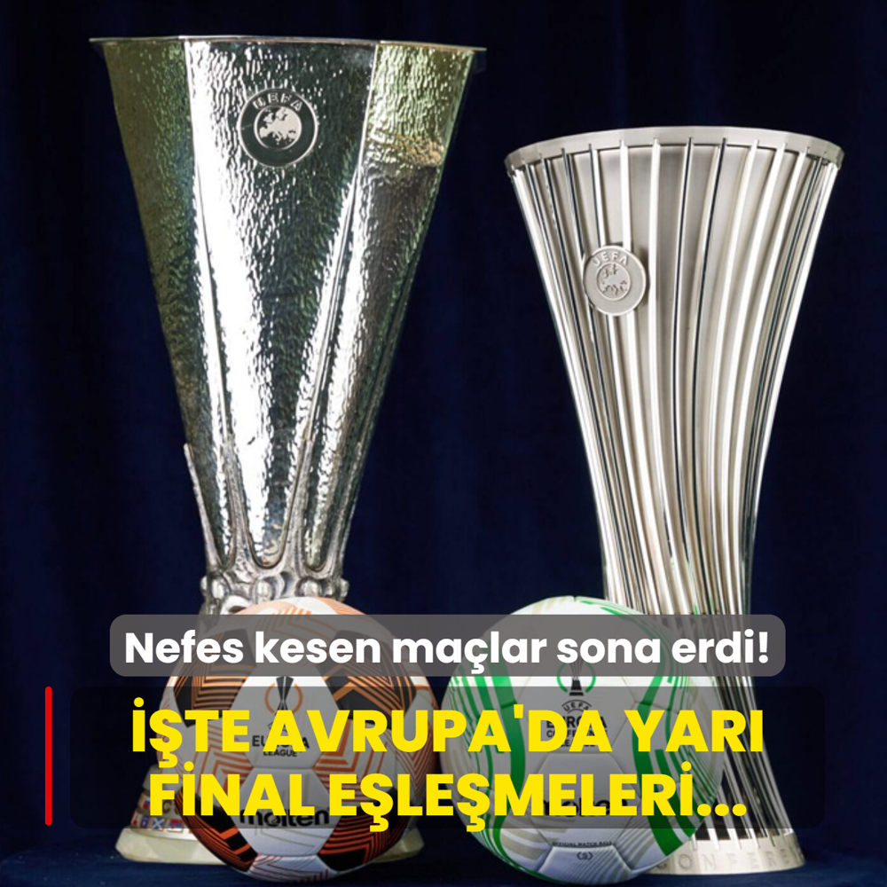 Nefes kesen ma�lar sona erdi! ��te Avrupa'da yar� final e�le�meleri...