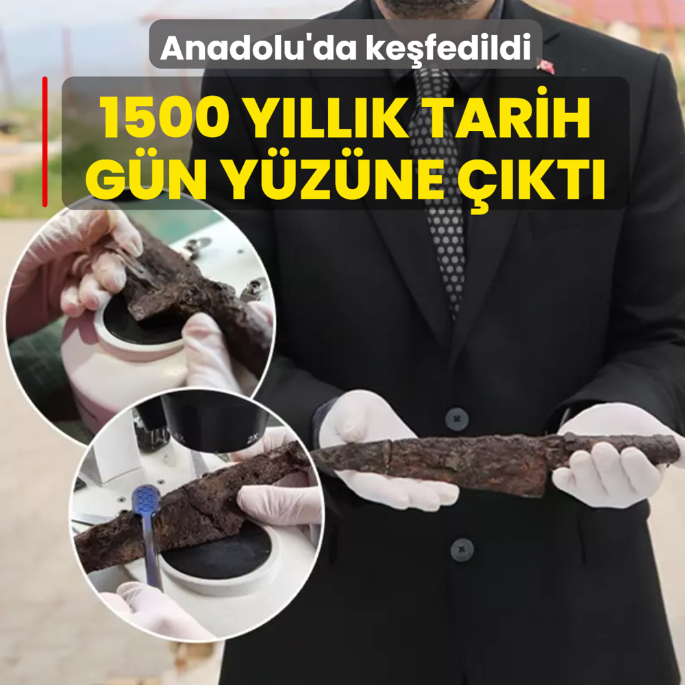Anadolu'da ke�fedildi: 1500 y�ll�k tarih g�n y�z�ne ��kt�