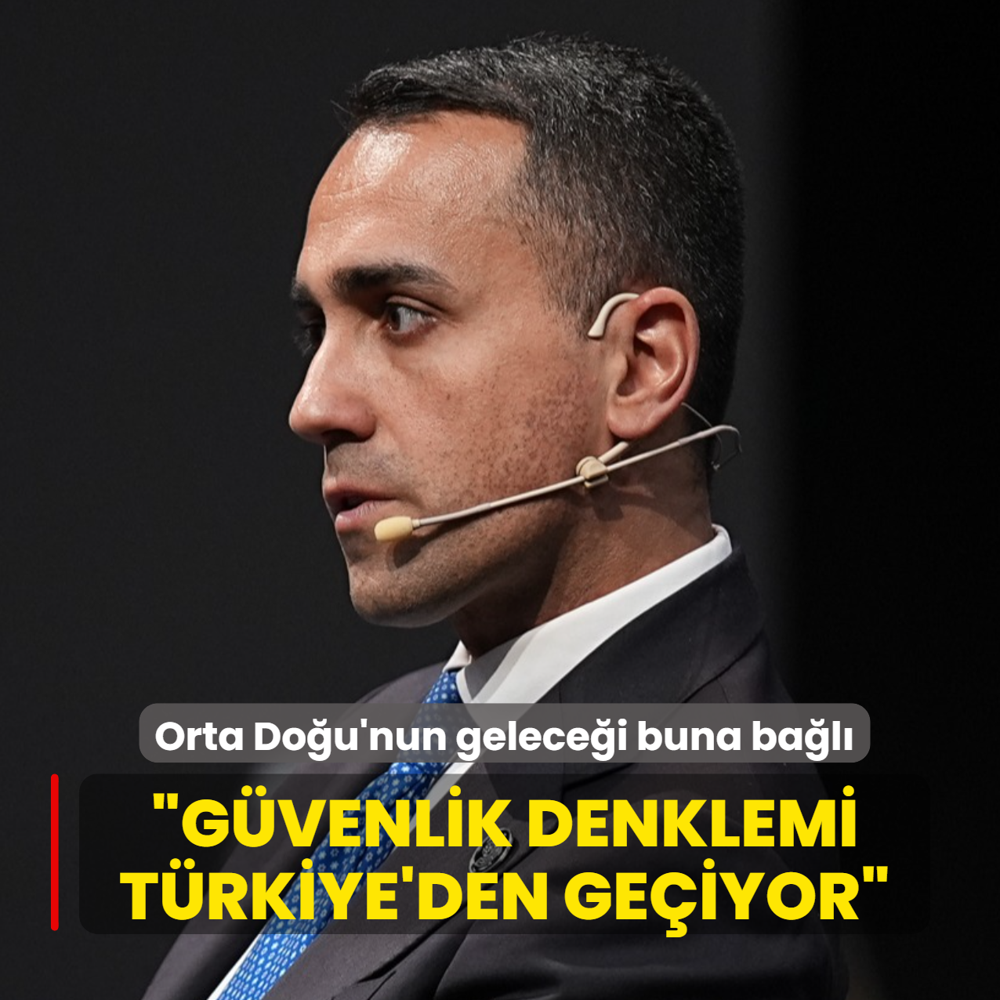 Orta Do�u'nun gelece�i buna ba�l�! Maio: G�venlik denklemi T�rkiye'den ge�iyor