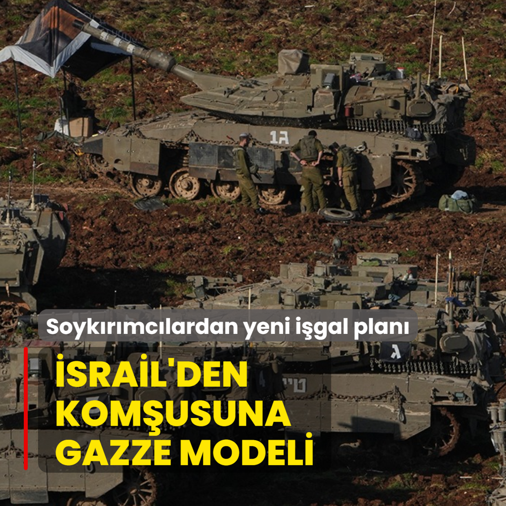 Soyk�r�mc�lardan yeni i�gal plan�!  �srail'den kom�usuna Gazze modeli