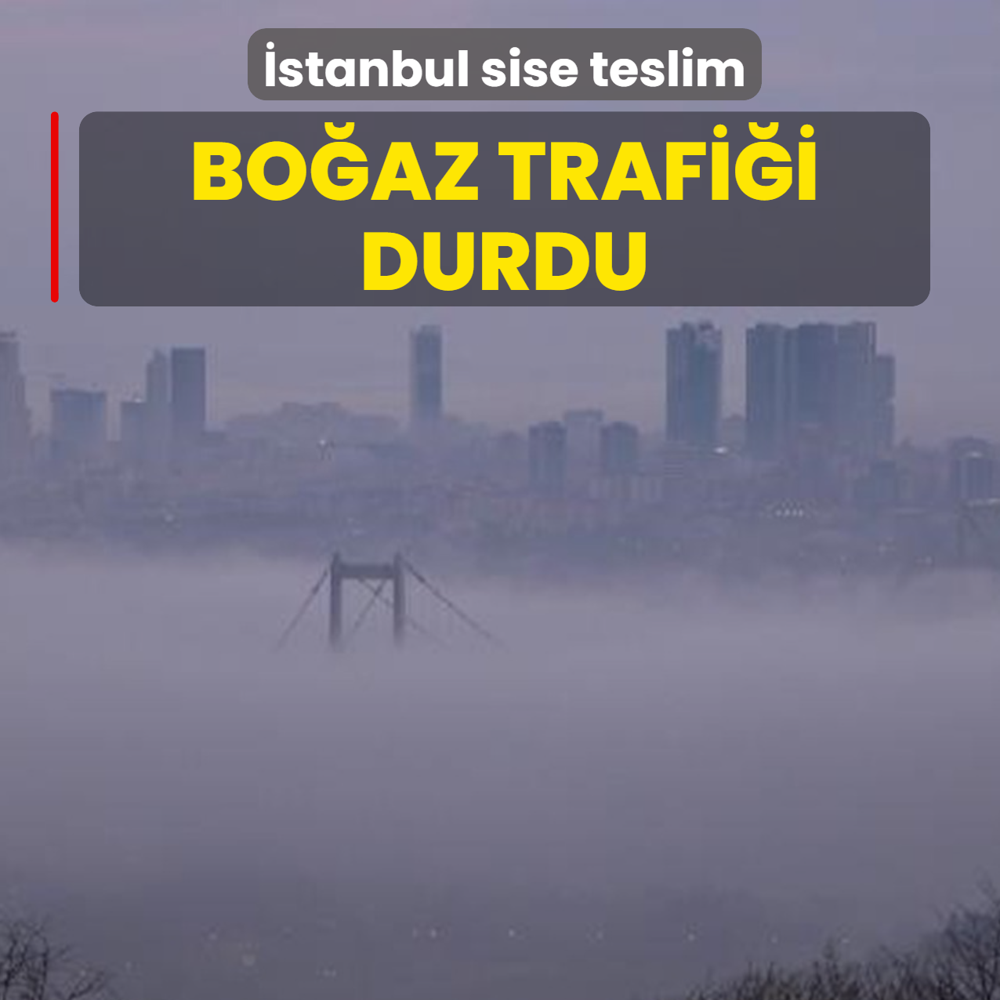 �stanbul sise teslim! Bo�az trafi�i durdu