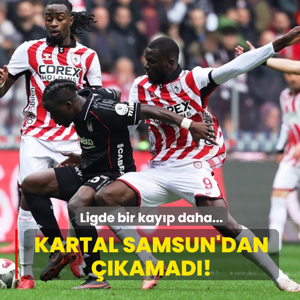 Kartal Samsun'dan ��kamad�! Ligde bir kay�p daha