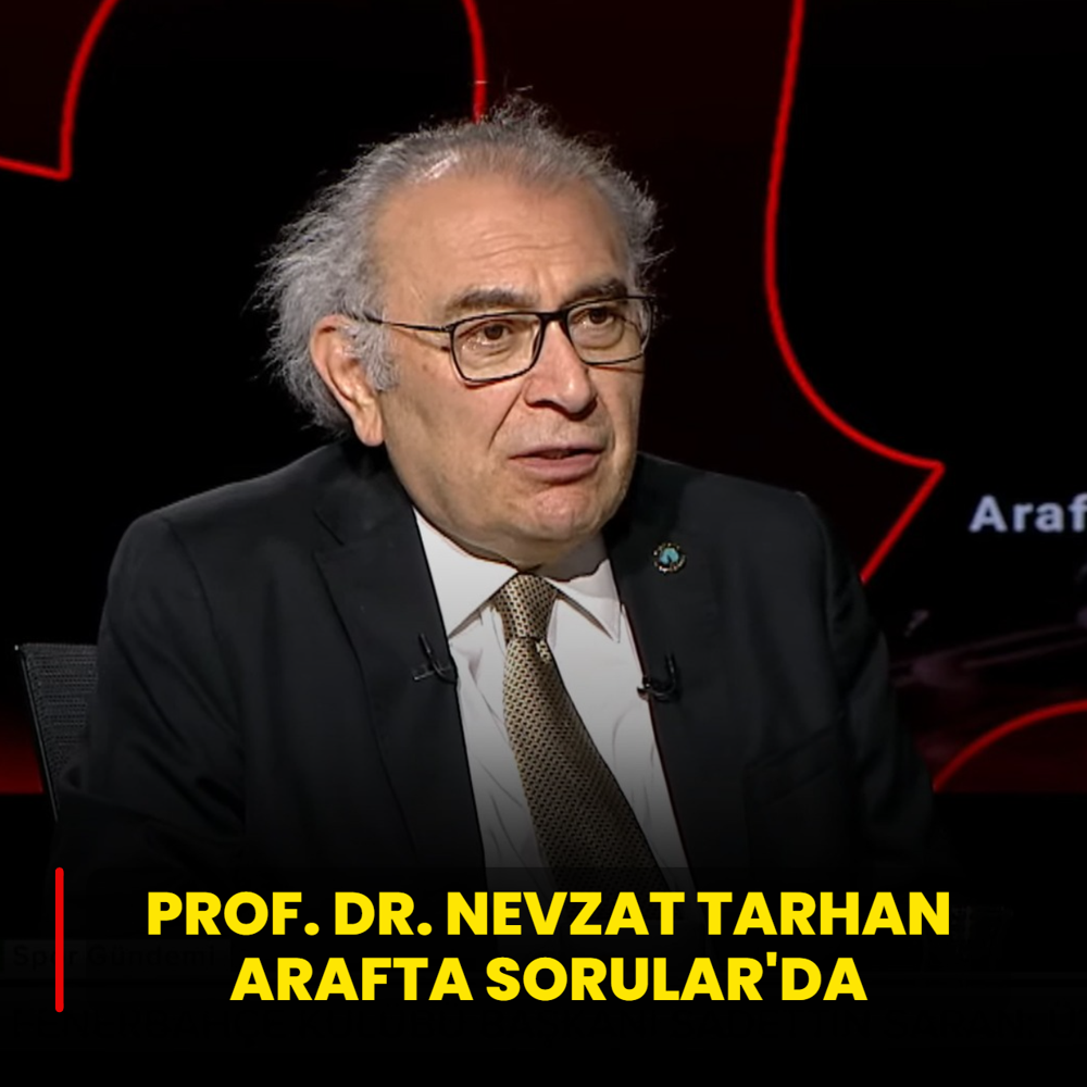 Prof. Dr. Nevzat Tarhan Arafta Sorular'a kat�l�yor