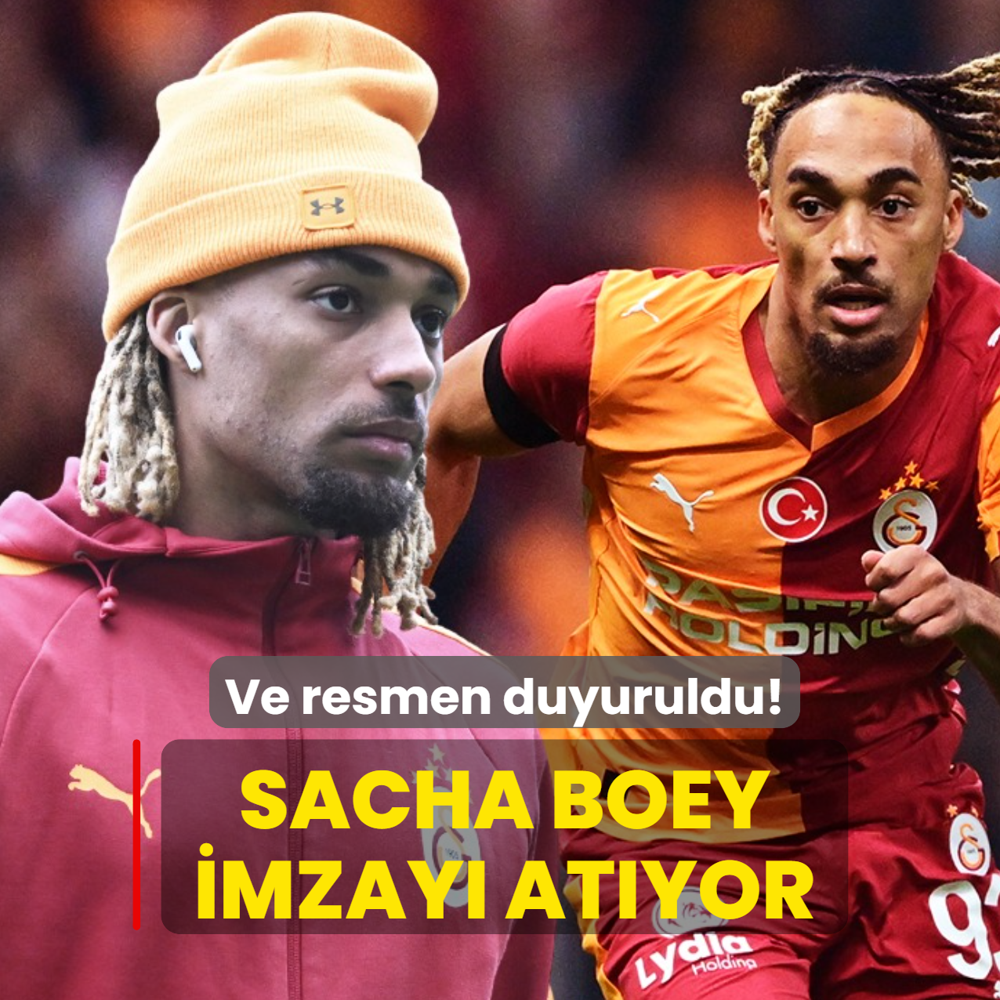 Ve resmen duyuruldu! Sacha Boey imzay� at�yor