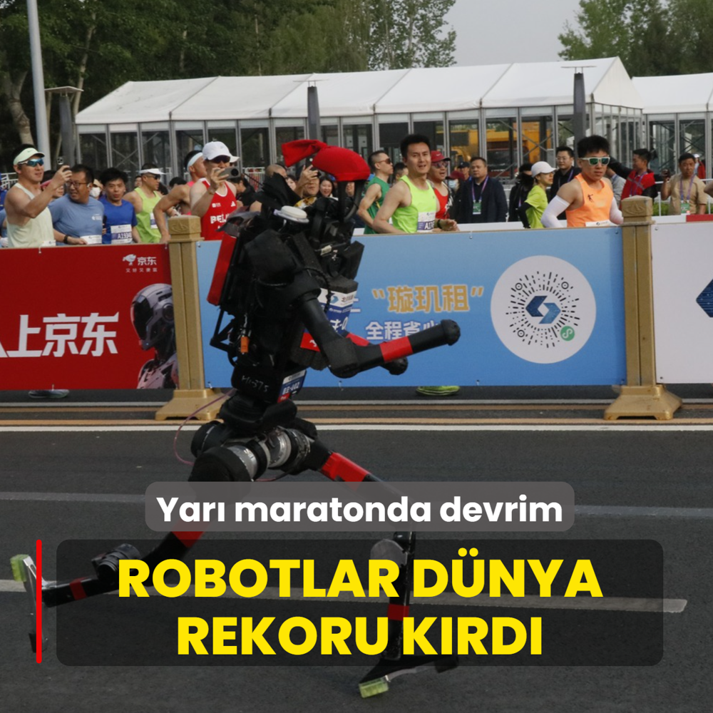 Yar� maratonda devrim! Robotlar d�nya rekoru k�rd�
