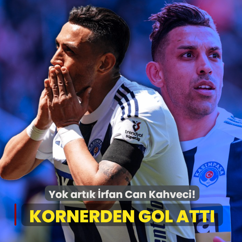 Yok art�k �rfan Can Kahveci! Kornerden gol att�