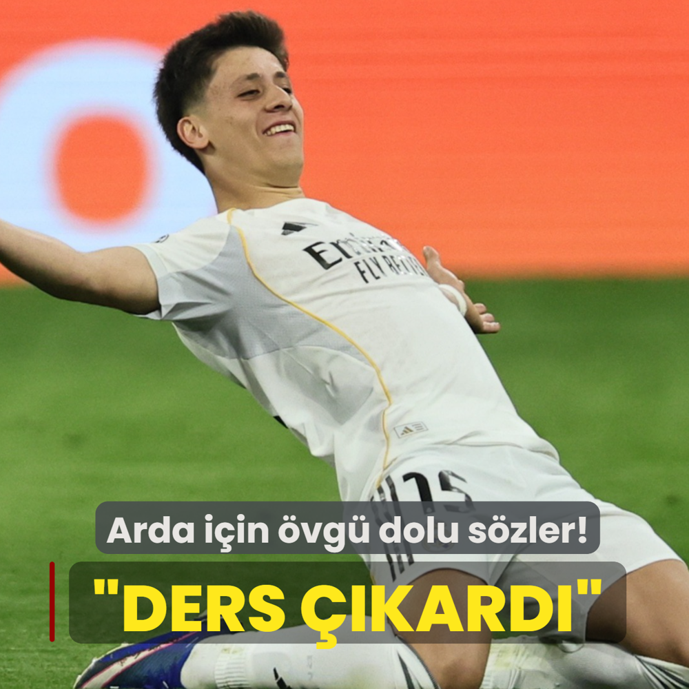 Arda G�ler i�in �vg� dolu s�zler! �Ders ��karmay� ba�ard��
