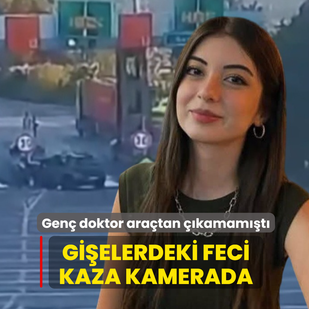 Gen� doktor ara�tan ��kamam��t�... Gi�elerdeki feci kaza kamerada