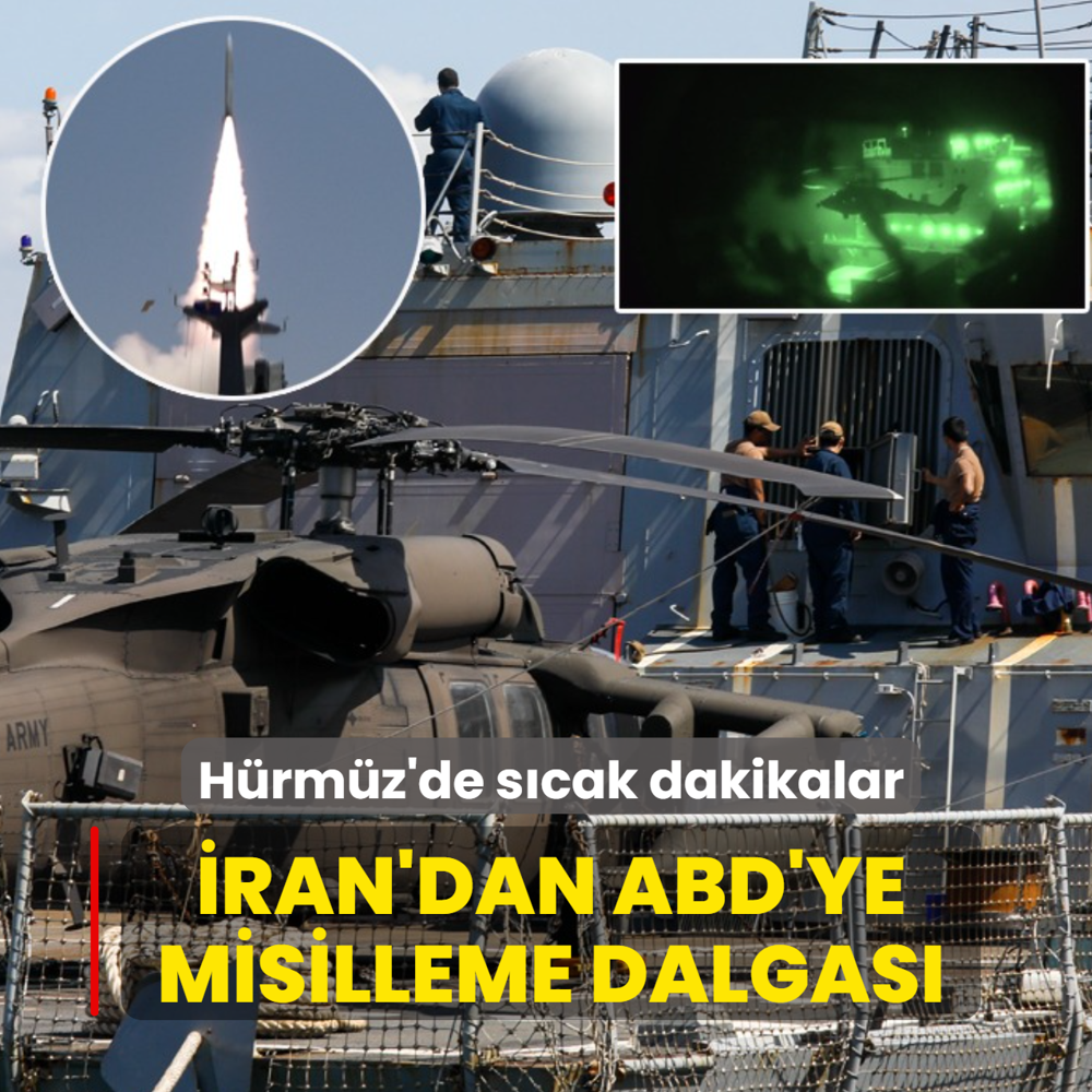 H�rm�z Bo�az�'nda s�cak dakikalar: �ran'dan ABD'ye misilleme dalgas�
