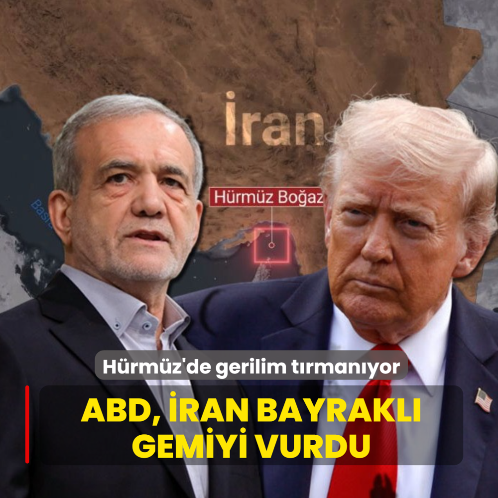 H�rm�z'de gerilim t�rman�yor! ABD, �ran bayrakl� gemiyi vurdu