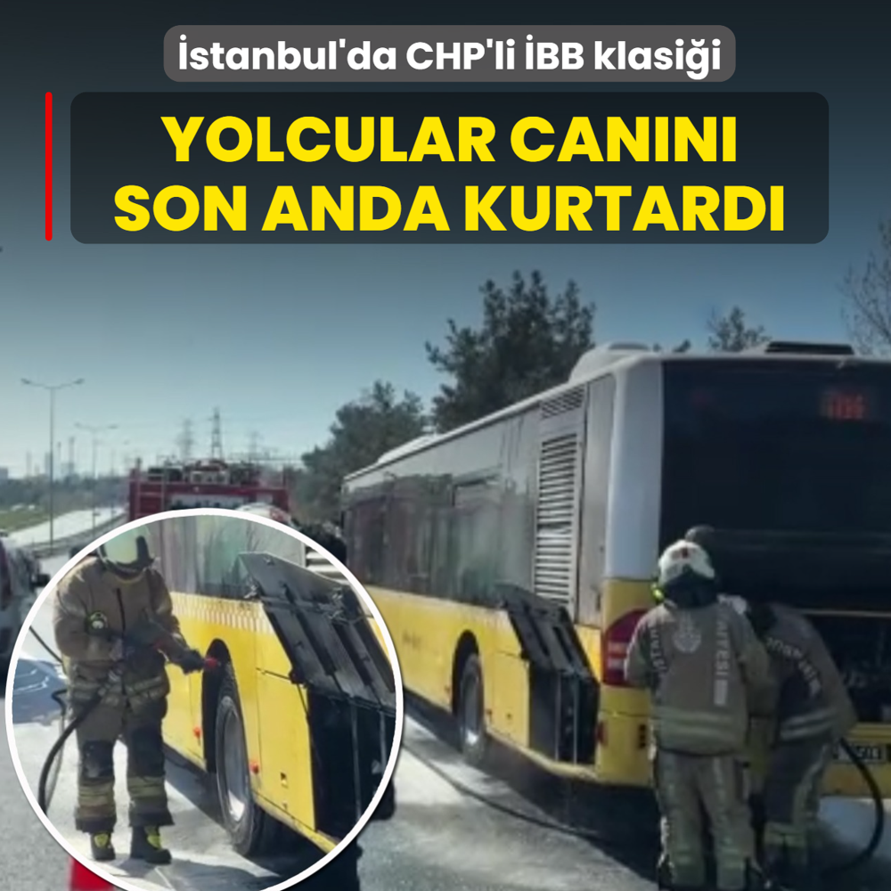 �stanbul'da CHP'li �BB klasi�i! Yolcular can�n� son anda kurtard�