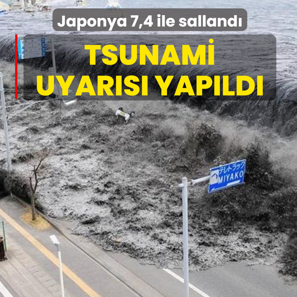 Japonya 7,4 ile salland�: Tsunami uyar�s� yap�ld�