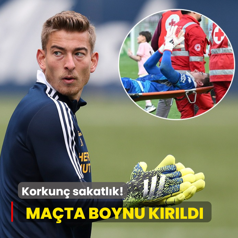 Korkun� sakatl�k! Jonathan Klinsmann'�n ma�ta boynu k�r�ld�