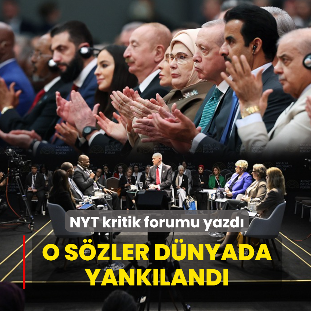 NYT kritik forumu yazd�... Ba�kan Erdo�an'�n s�zleri d�nyada yank�land�