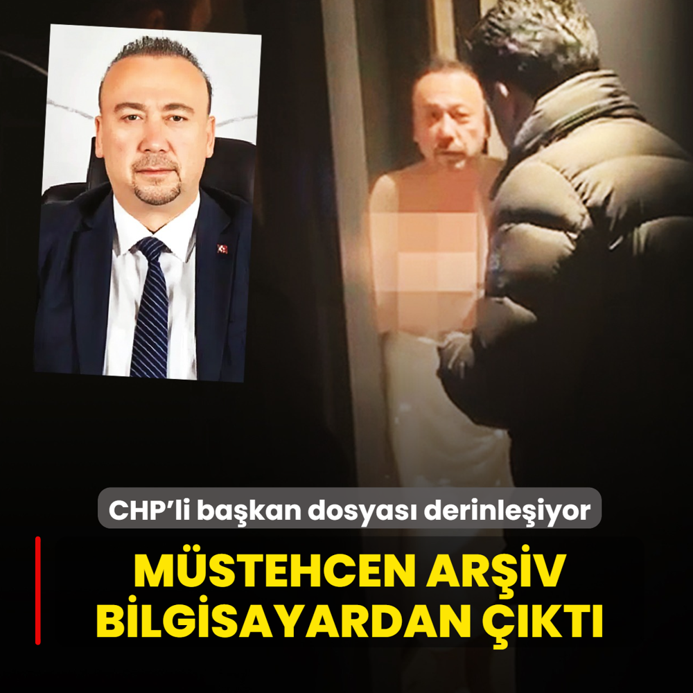 CHP'li ba�kan dosyas� derinle�iyor... Otel bilgisayar�nda m�stehcen ar�iv
