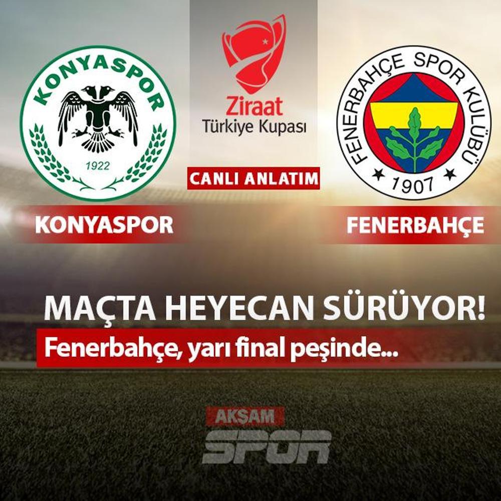 CANLI ANLATIM: Konyaspor - Fenerbah�e