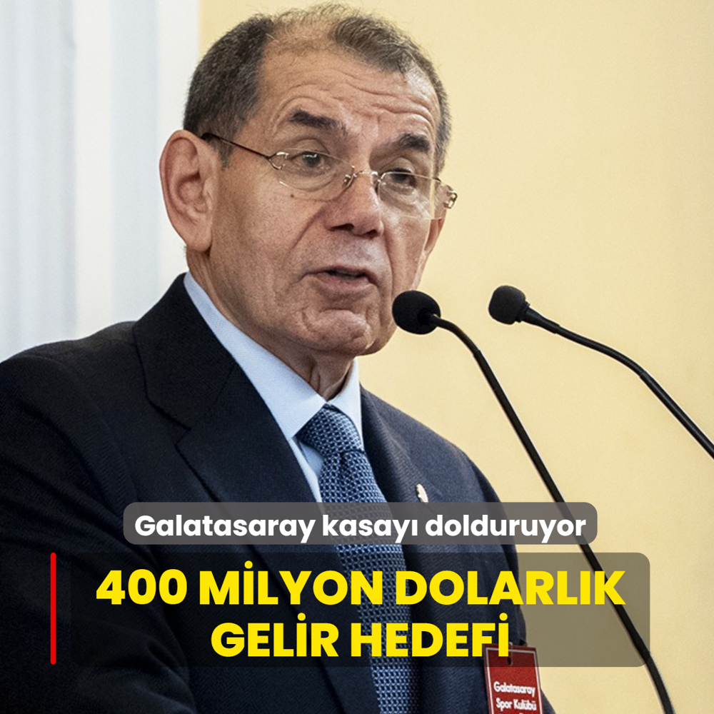 Galatasaray kasay� dolduruyor: 400 milyon dolarl�k gelir hedefi