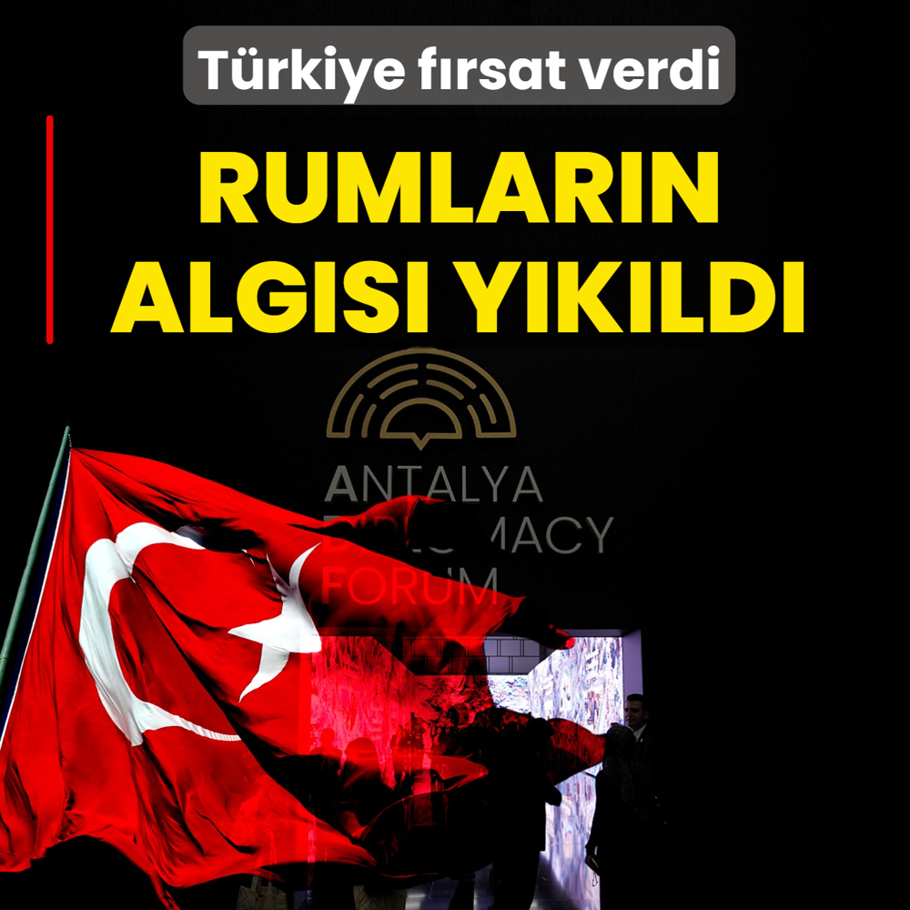 Rumlar�n alg�s� y�k�ld�! T�rkiye f�rsat verdi
