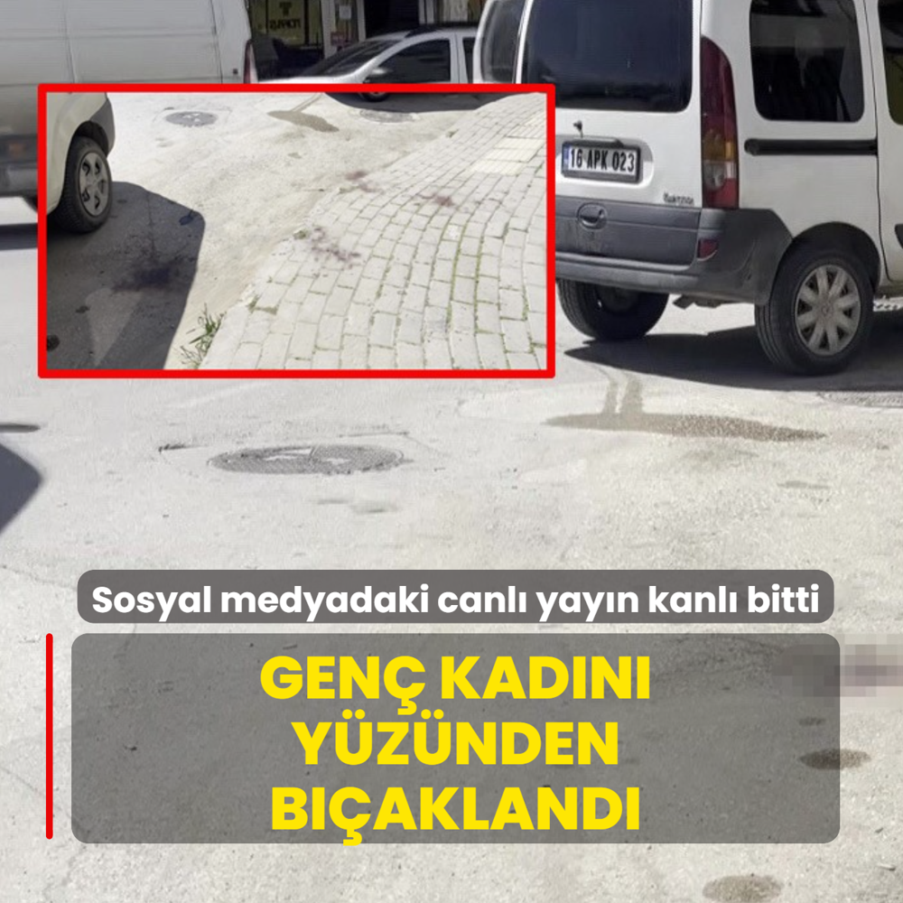 Sosyal medyadaki canl� yay�n kanl� bitti! Gen� kad�n� darp edip y�z�nden b��akland�