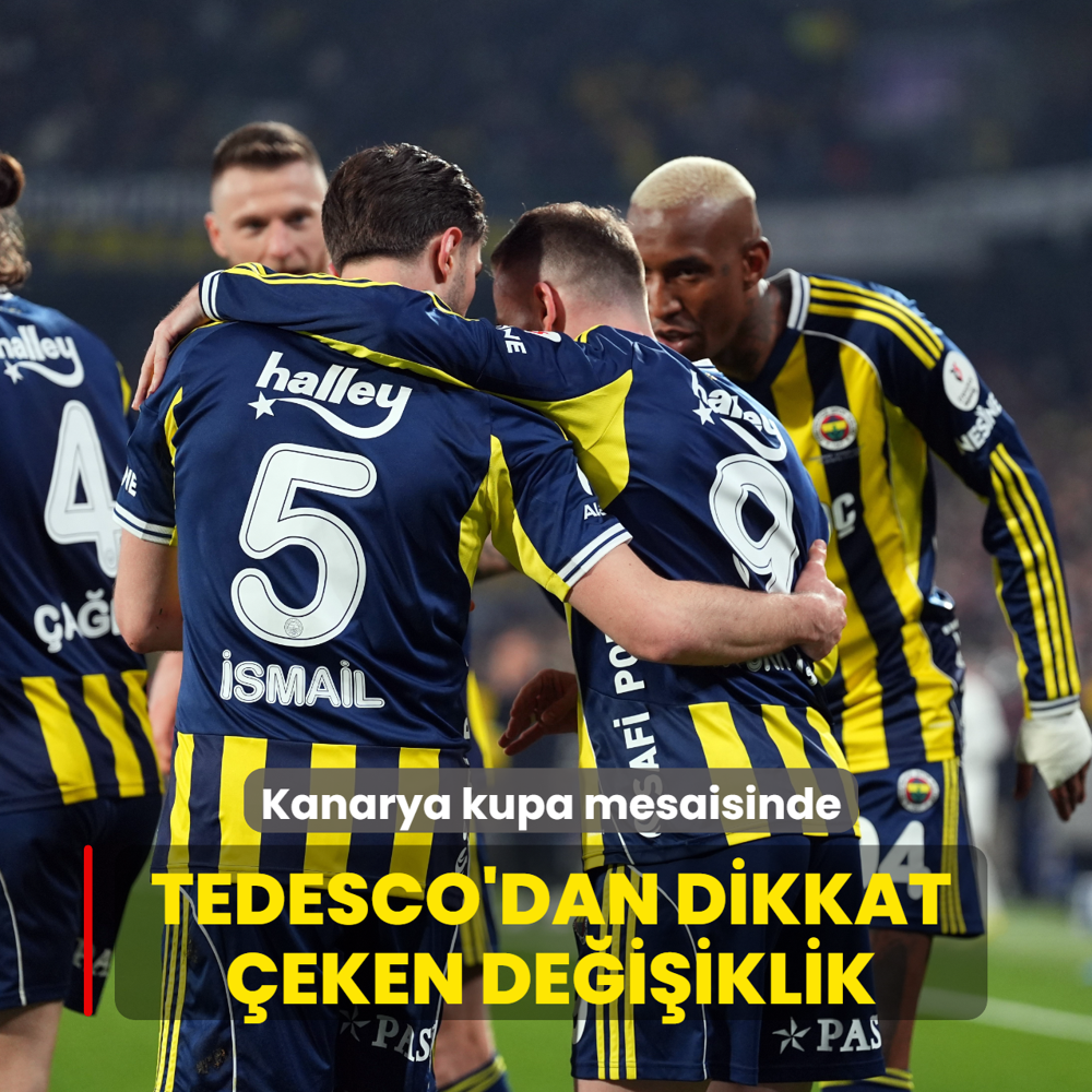 Tedesco'dan dikkat �eken de�i�iklik! Kanarya kupada Konya deplasman�nda