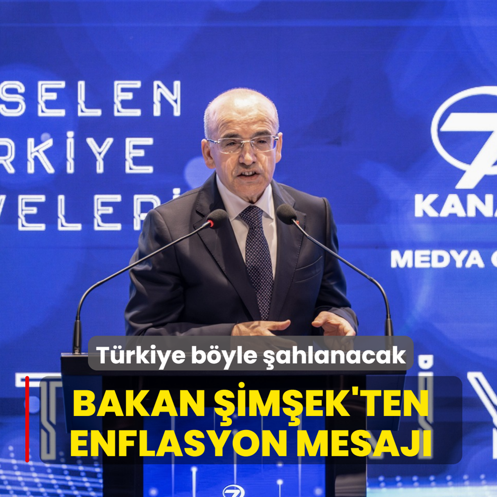 Bakan �im�ek'ten enflasyon mesaj�! T�rkiye b�yle �ahlanacak