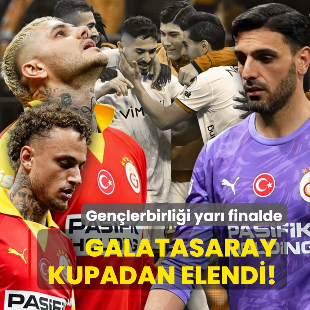 Galatasaray kupadan elendi! Gen�lerbirli�i yar� finalde