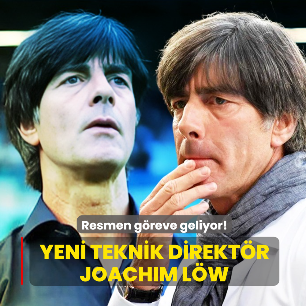 Ve yeni teknik direkt�r Joachim L�w! Resmen g�reve geliyor