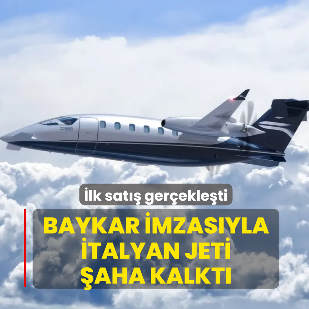 Baykar imzas�yla �talyan jeti �aha kalkt�: �lk sat�� ger�ekle�ti
