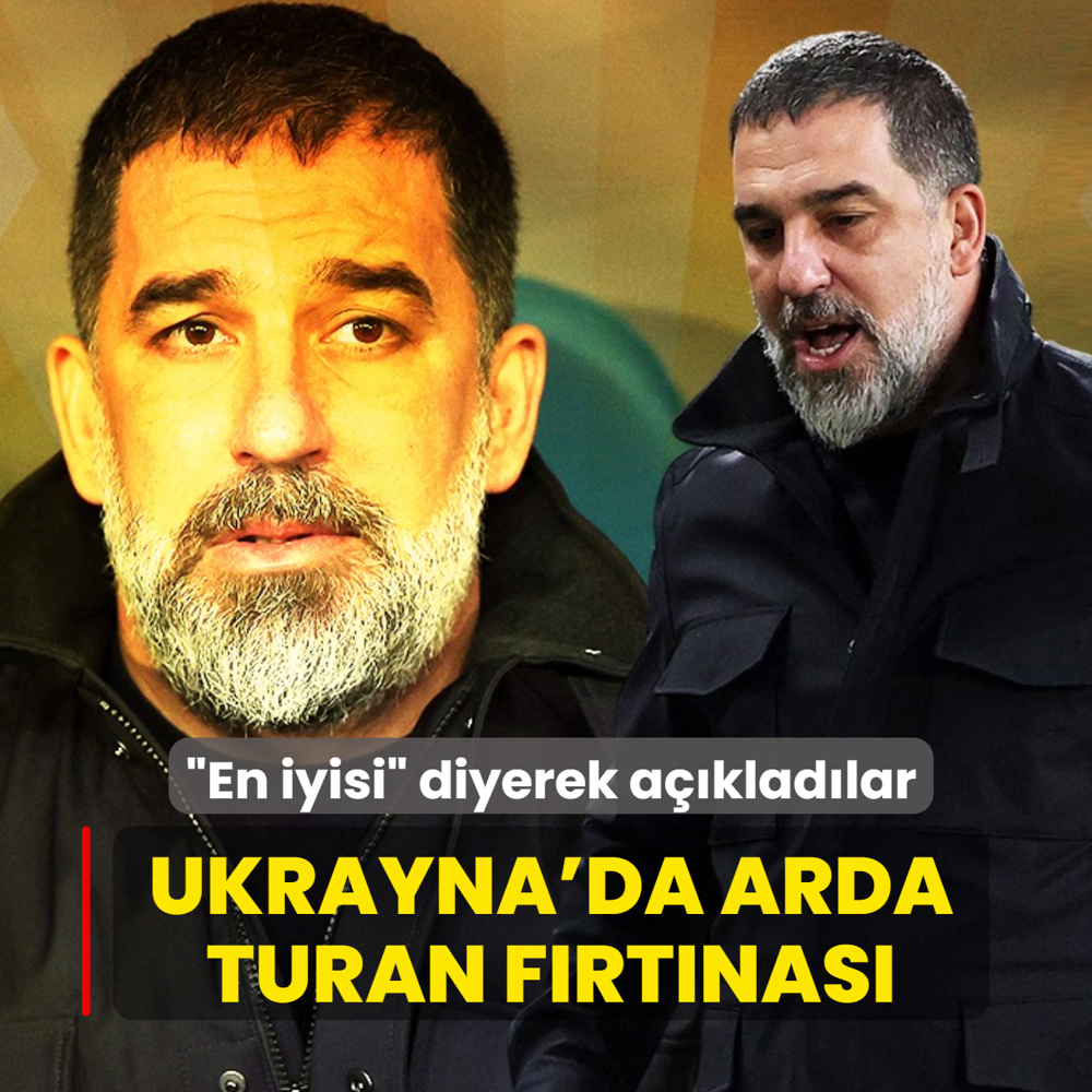 Ukrayna'da Arda Turan f�rt�nas�! �En iyisi� diyerek a��klad�lar