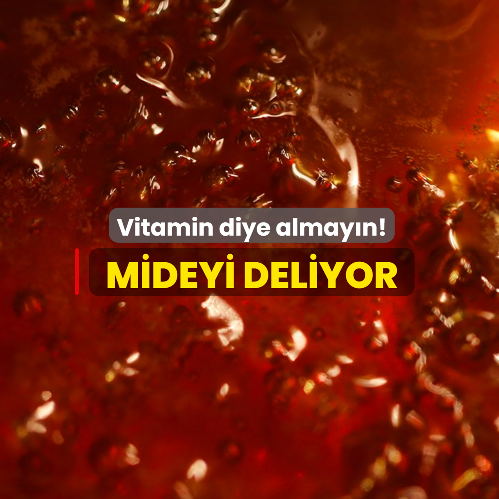 Vitamin diye avu� avu� yutuyoruz: Asl�nda mideyi deliyormu�! Kans�zl���n sebebi ortaya ��kt�