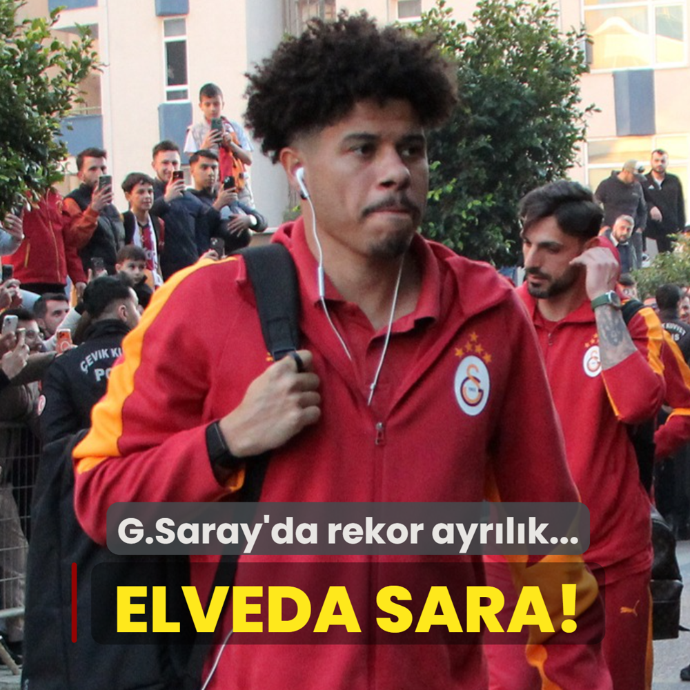 Elveda Gabriel Sara! Galatasaray'da rekor ayr�l�k: Y�l�n transferi duyuruldu
